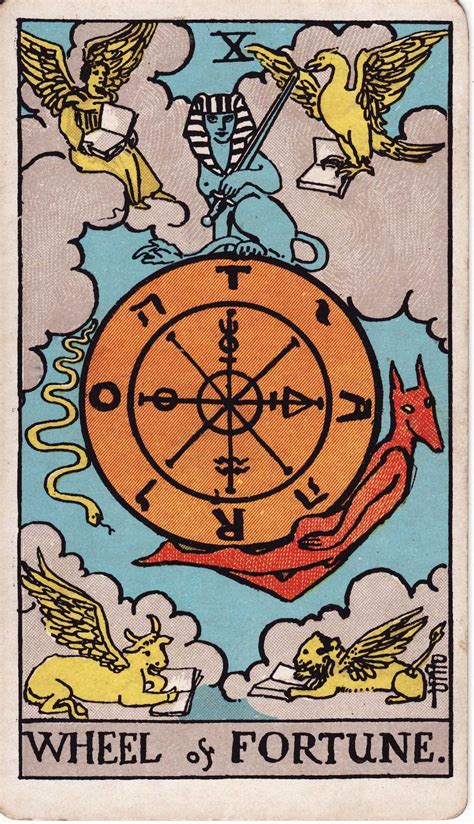 carta rueda de la fortuna|Significado de la carta del Tarot de la Rueda de la Fortuna